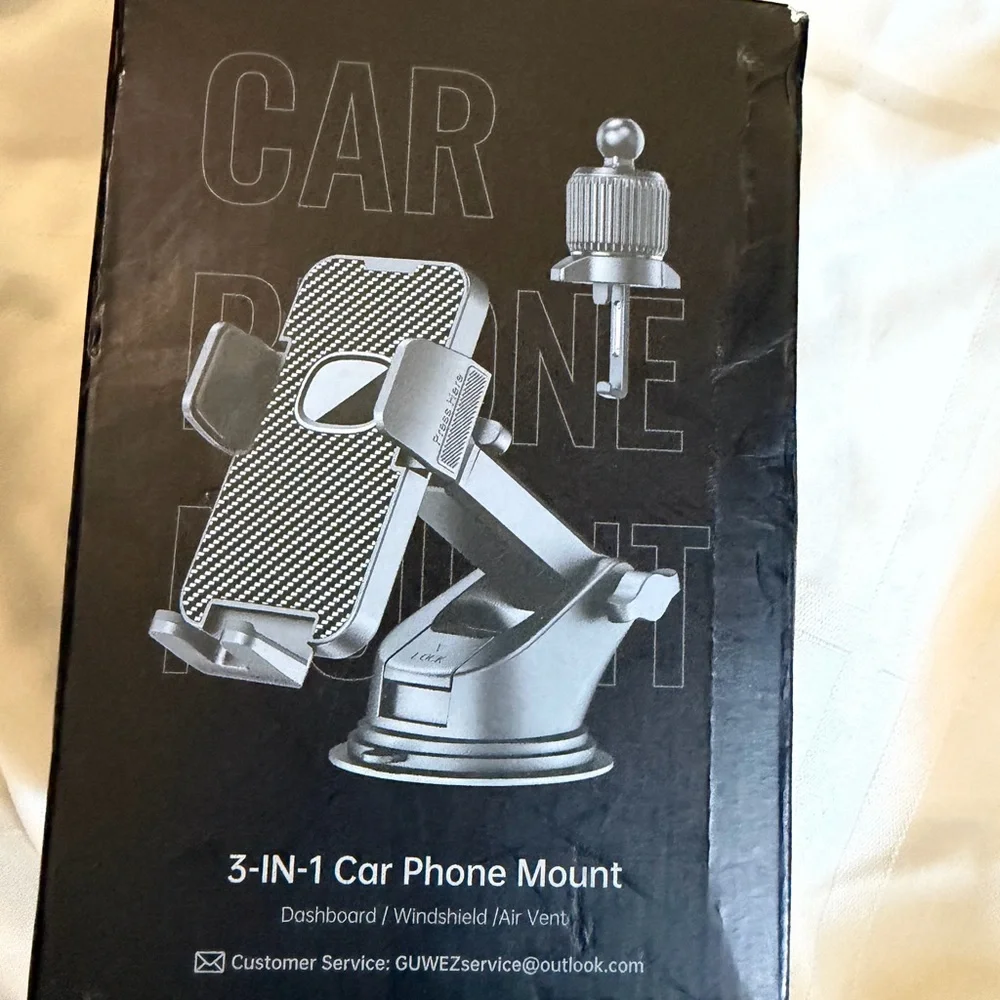 3-in-1 Car Phone Mount